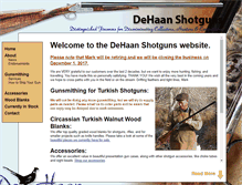 Tablet Screenshot of dhshotguns.com
